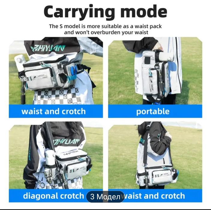 Намалена последна Чанта за спининг риболов