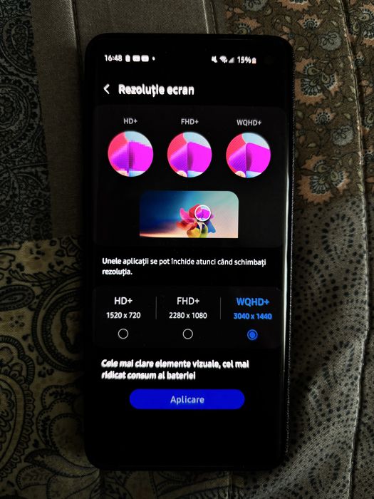 Samsung S10 WQHD+ 8GB RAM + 128gb