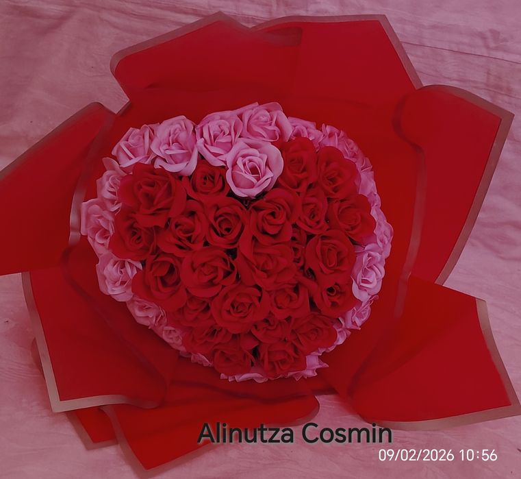 Buchete trandafiri săpun