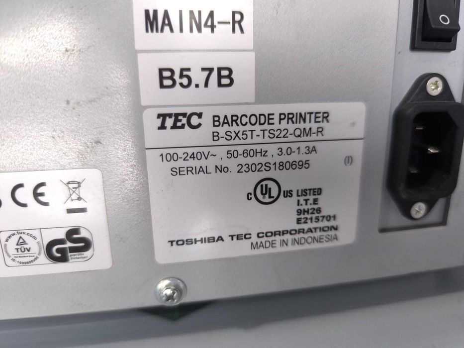 Printer B-SX5T Barcode Label