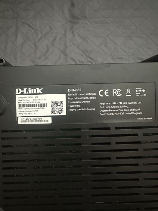 Router Wireless Gigabit D-Link DIR-882 AC2600, Dual-Band, MU-MIMO
