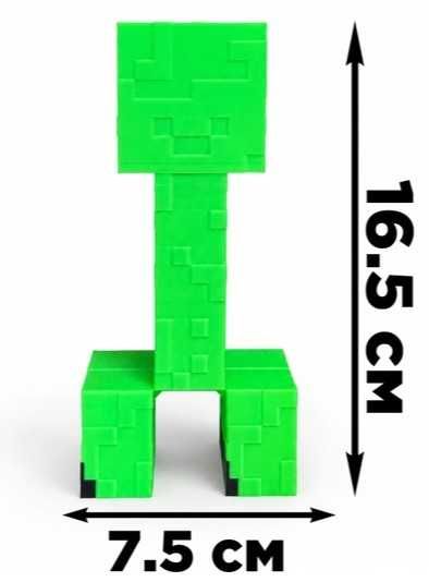 Крипер Minecraft, 3D фигурка, декоративная игрушка для геймеров