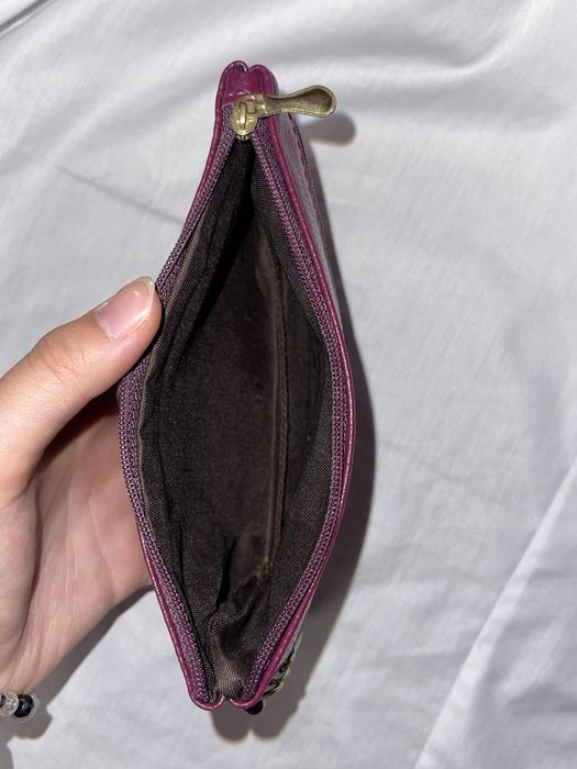 Кошелек бордового цвета