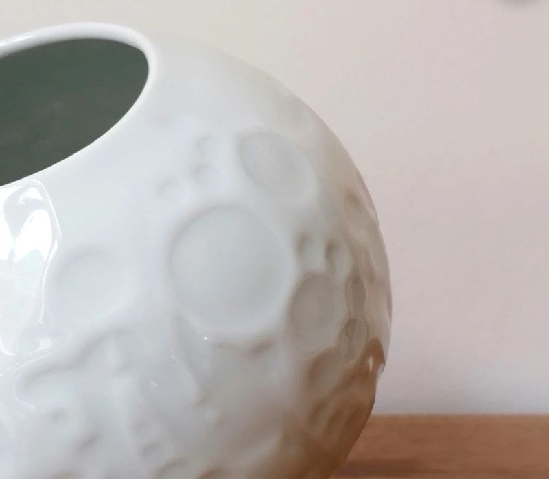 Ваза порцеланова “Лунен Кратер” маркирана дизайнерска винтидж арт !