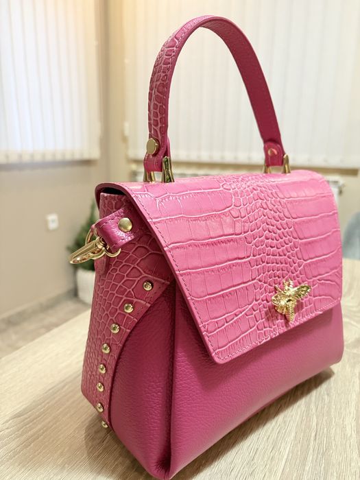 Дамска чанта от естествена кожа