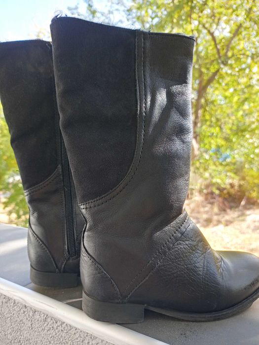 Ботуши Зара естествена кожа номер 26