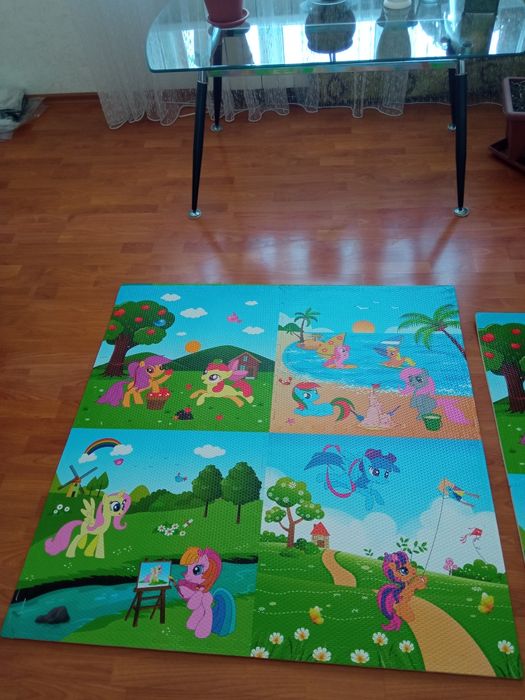 Детский коврик пазлы новые