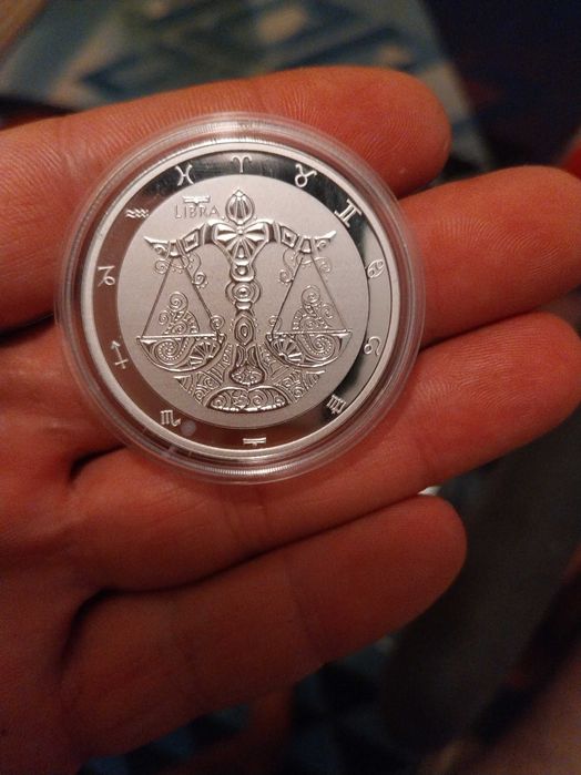 Монета 1oz silver от серия ЗОДИАК