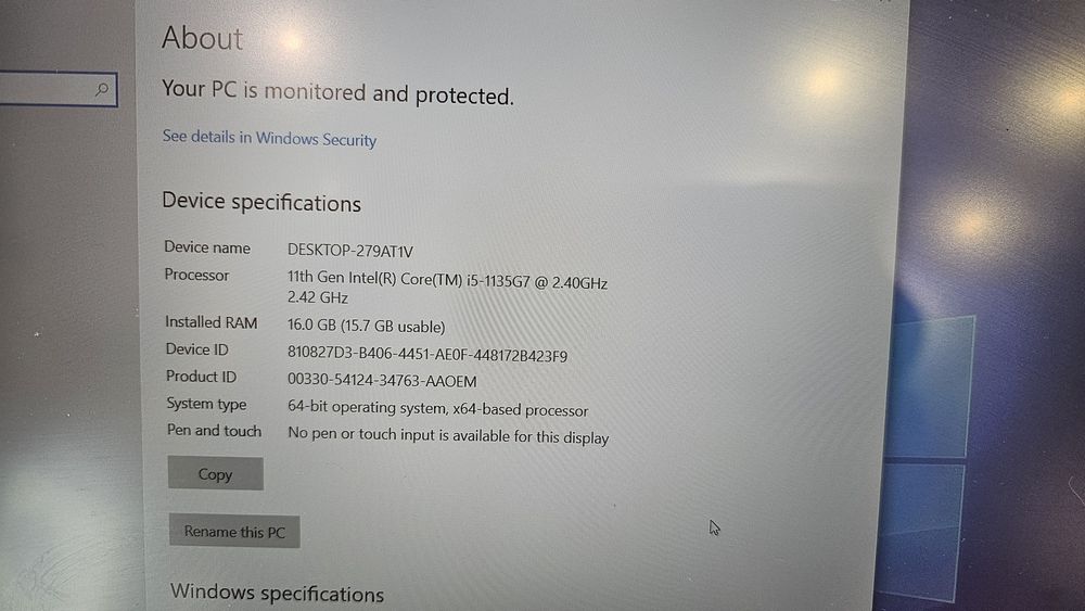 Laptop HP 250 G8 i5-1135G7 16gb 512ssd