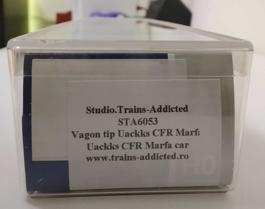 macheta Vagon Uackks Uzinele Sodice Govora, H0 1:87 CFR
