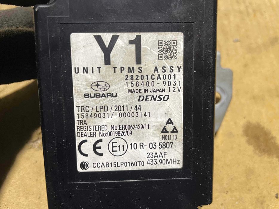 Модул Управление Налягането в Гумите Toyota GT86 2018 Subaru BRZ