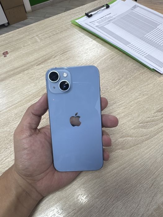 14 iphone 128GB Blue