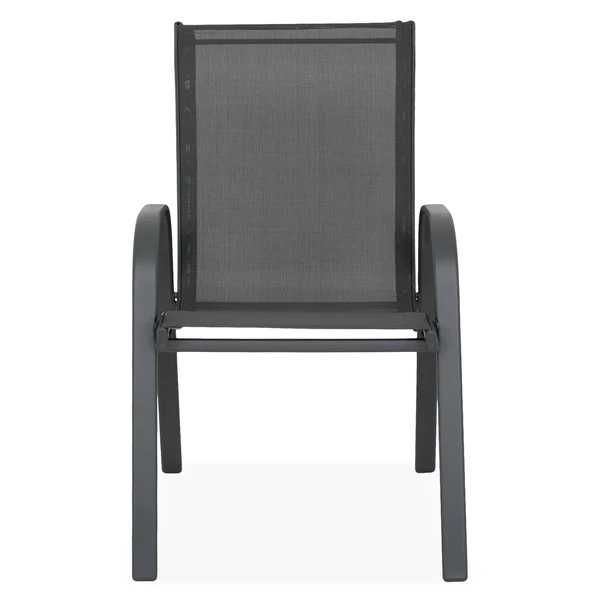 Set 4 Scaune gradina/terasa/balcon Gri Antracit LIVRARE GRATUITA