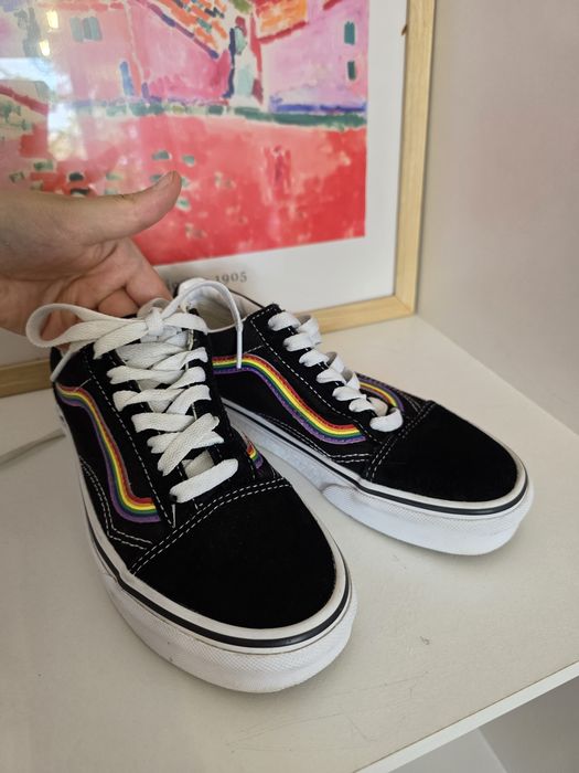 Vans pride black mărimea 34.5 in stare foarte foarte buna