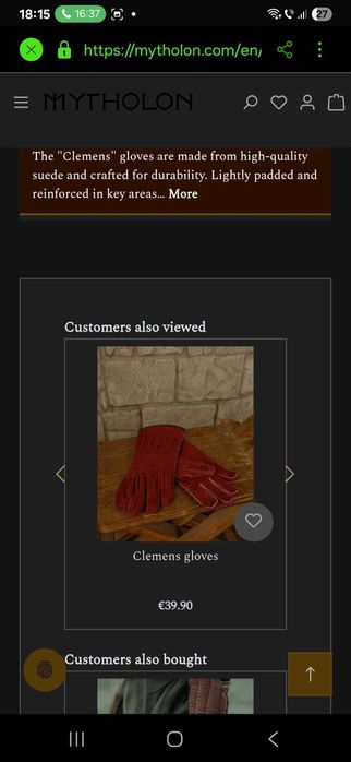 Geantă trapezoidală Calvert si mănuși piele