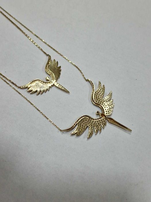 Дамски златни синджири 14К // 2 броя / 4,00 гр. / 3,42 гр.