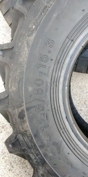 11.5/80-15.3 in v de tractiune pentru utilaje agricole 12 pliuri BXYT