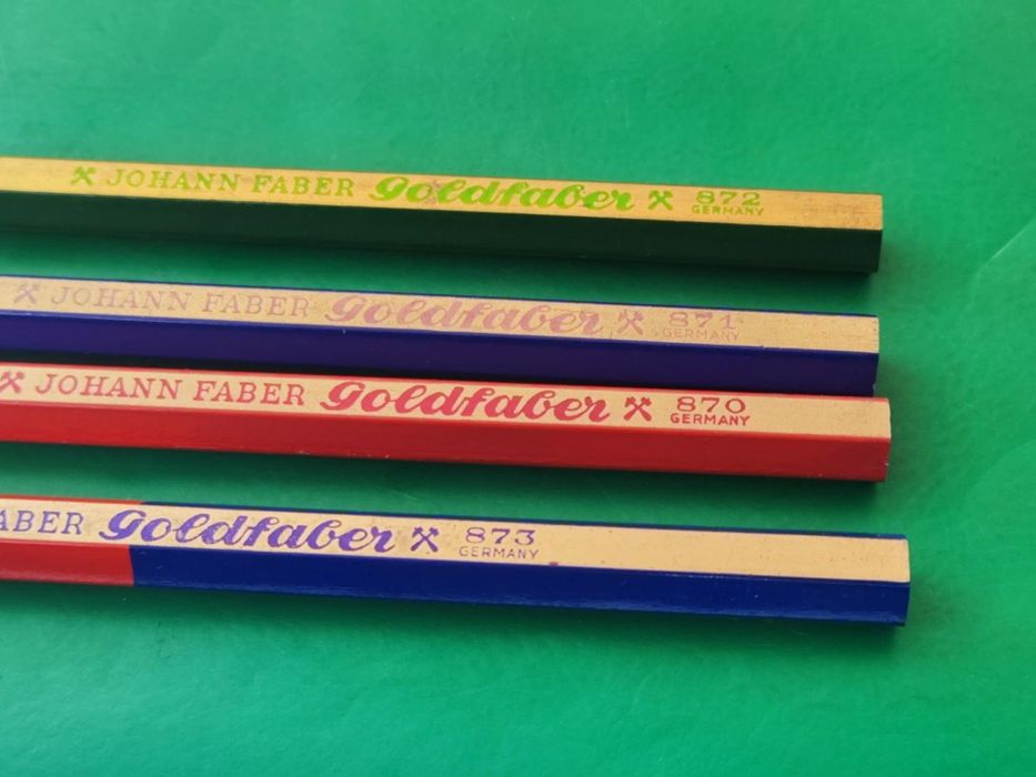 Стари нови цветни моливи Johann Faber goldfaber