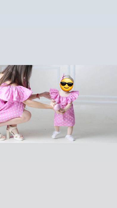 Мама дочка платья