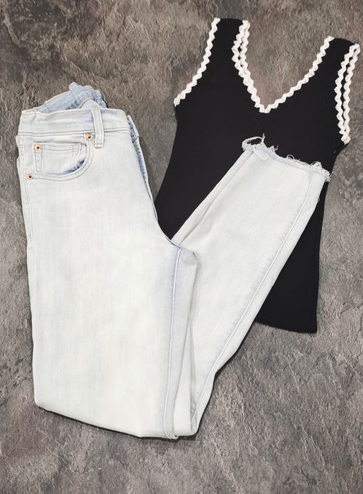 Джинсы женские и топ