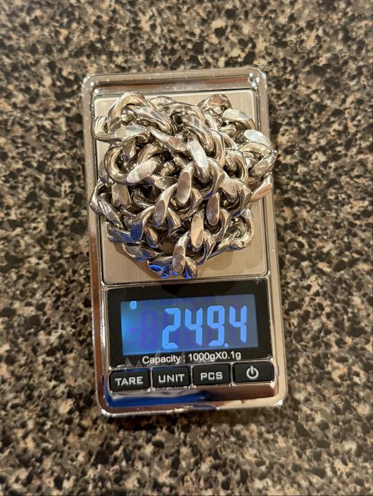 Мъжки сребърен синджир