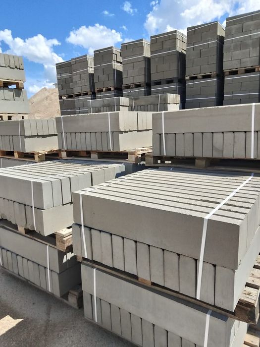 Пескоблок, брусчатка,поребрик,бетон