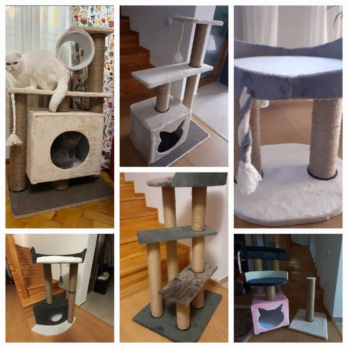 Confectionez si repar ansambluri de joaca pentru pisici