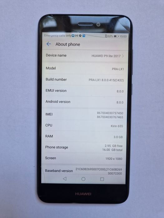 Huawei P9 lite PRA-LX1