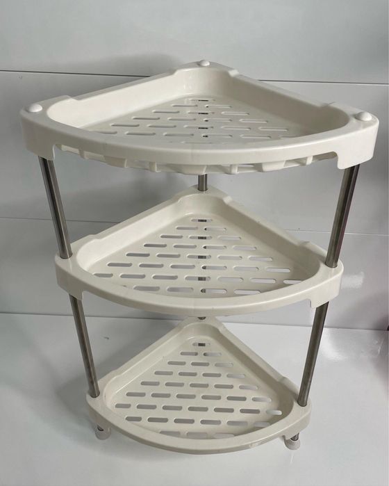 Угловая полка для ванной