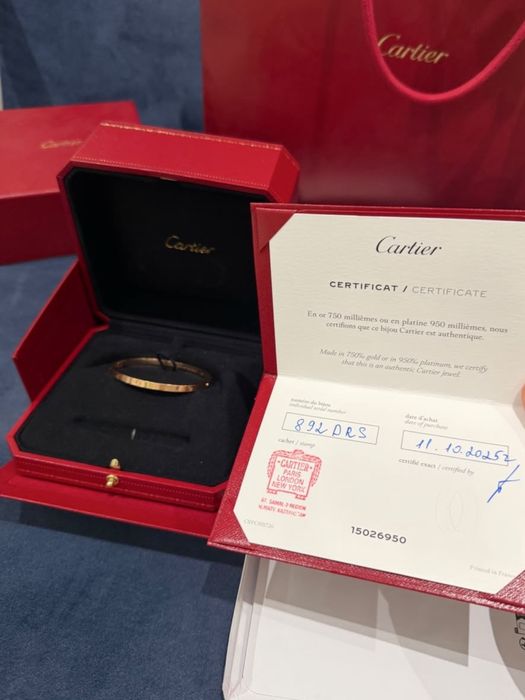 Cartier love оригинал