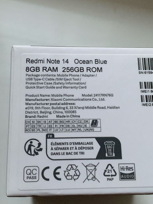 Redmi note 14 8/256 hama joy radnoy