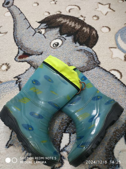 Резиновые сапоги утепленные