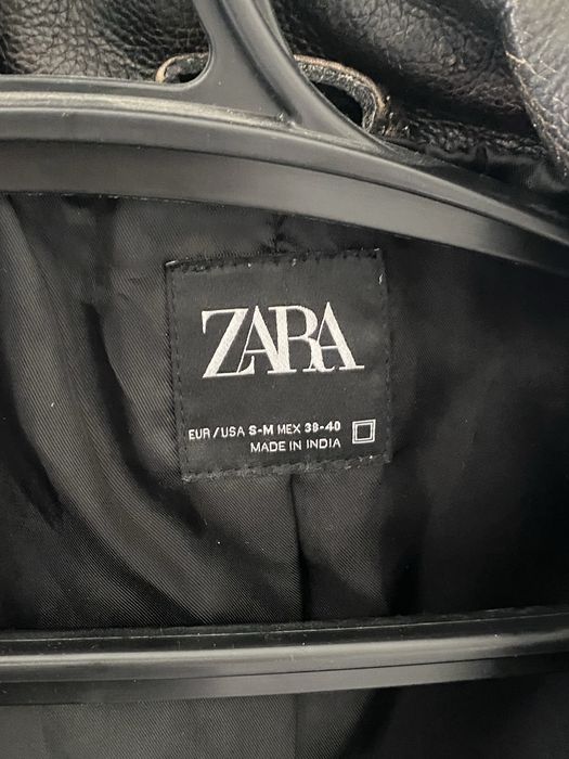Zara кожаная куртка