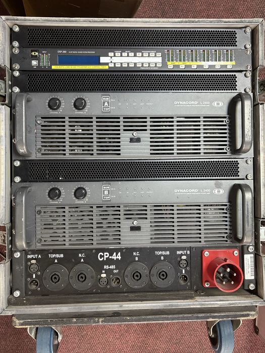 Dynacord l2400, dsp 260, case si distributie 380v