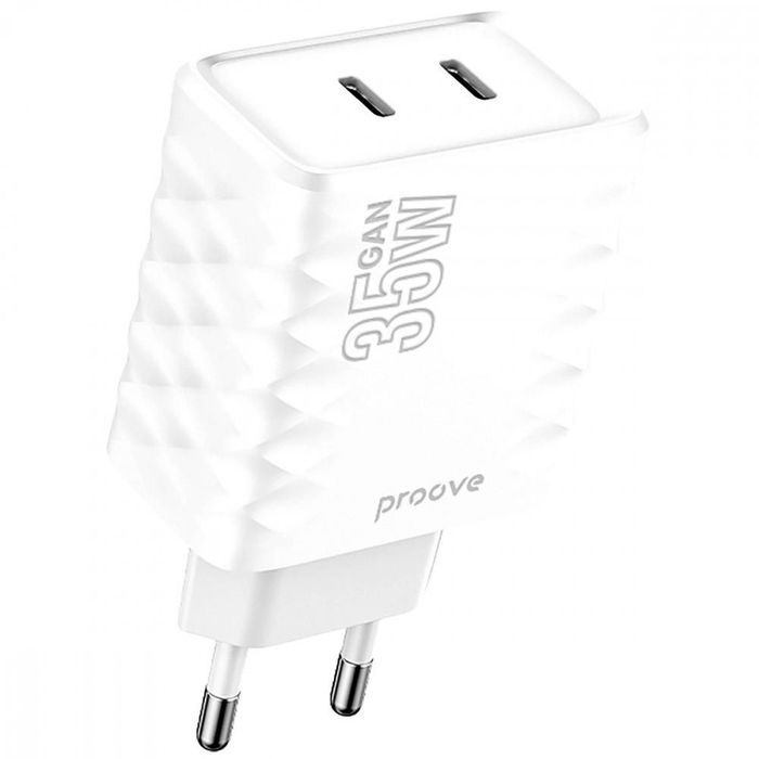 Зарядно Proove Speed Surge GaN 35W (2x Type-C) - ново, запечатано