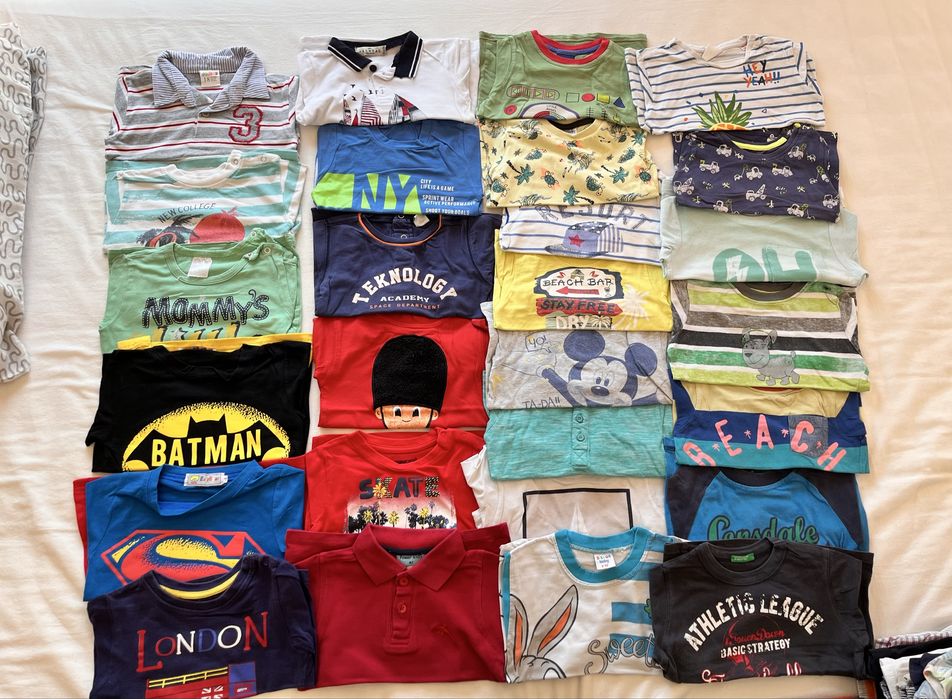 Лот летни дрешки рр 92-98 обувки 25 и 26