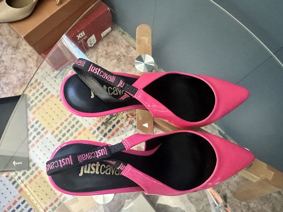 Босоножки слингбэки Just Cavalli