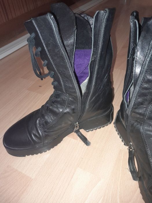 Ботинки кожаные 37  размер