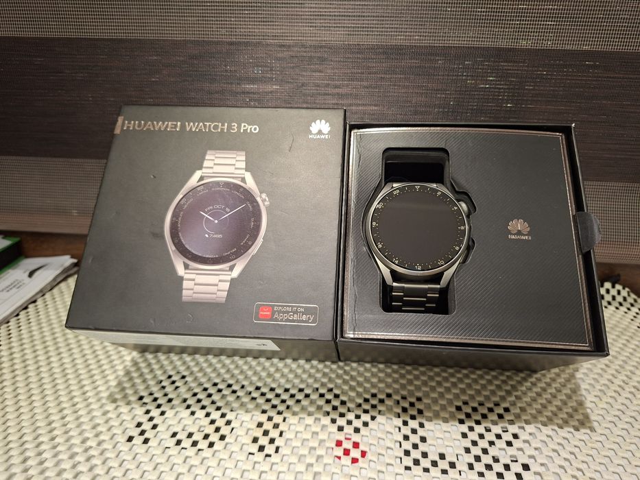 Huawei Watch 3 Pro Titanium, 48mm, GPS + Cellular  (LTe / eSim), Full Box