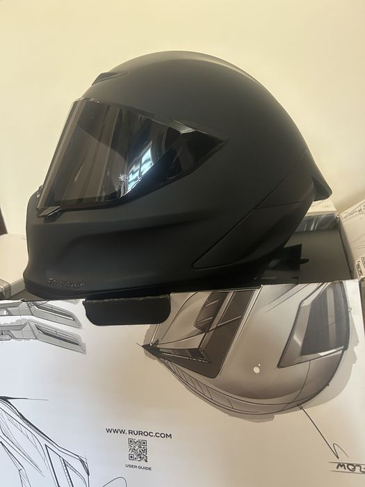Casca moto RUROC EOX -Black matte