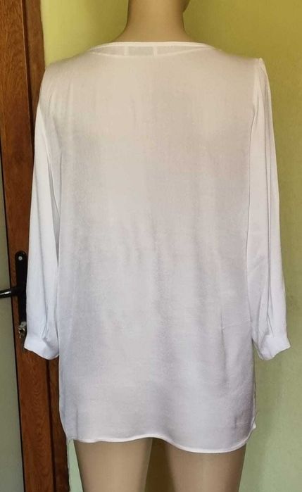 Bluza OLTRE alb perla, 100% vascoza, marimea 42 + CADOU