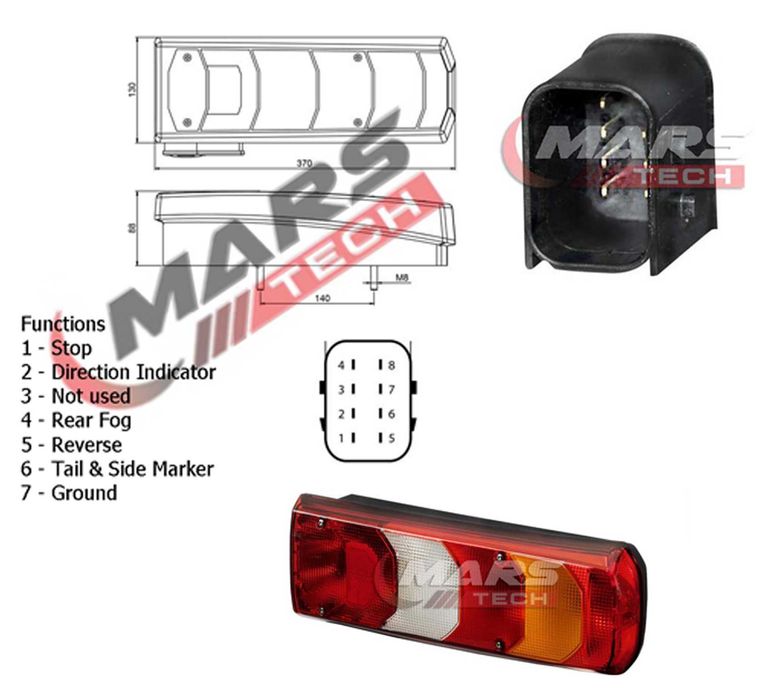 Стопове Стоп за Мерцедес Актрос МП 4 / Mercedes Actros MP 4 2013 +