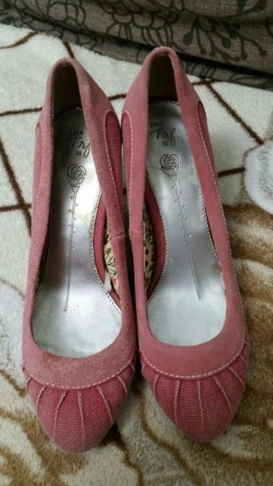 Pantofi Zara Trf mas 38 piele intoarsa
