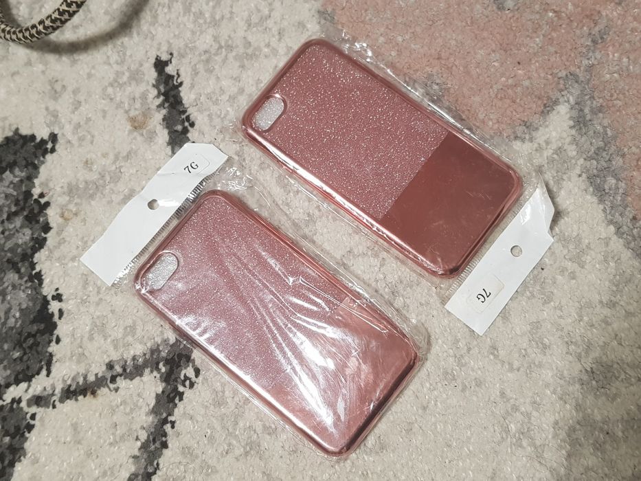 Стилни кейсове за Iphone 7-Gold,Red Rose