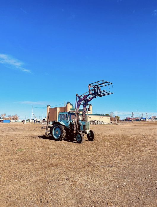 Мтз 80 с куном в хорошем состоянии