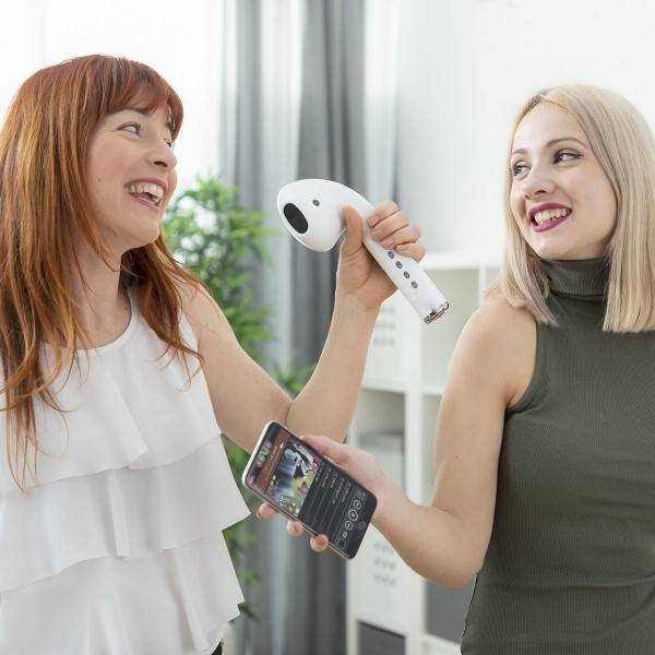 Difuzor tip casca telefon cu radio FM microfon microSD 1200mAh 5W