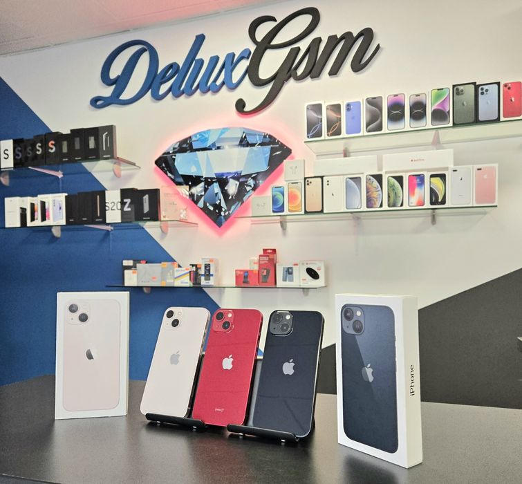 Iphone 13 / Black/Blue/Pink/Red / 128/256 GB / DeluxGSM