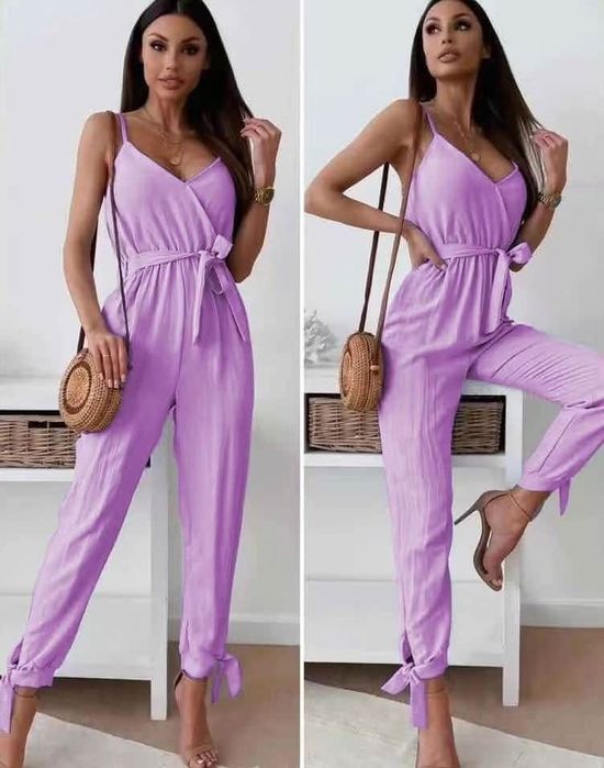 Дамски гащеризон в кралско синьо