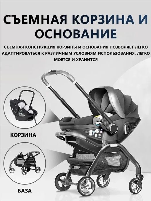 Новинка от LUXMOM! Коляска автолюлька нового поколения! S900 S366 opto