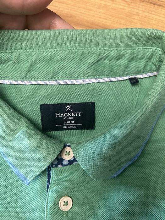 Hackett London Polo XXL Slim Fit Verde Mentă | Bumbac Premium | Casual Elegant